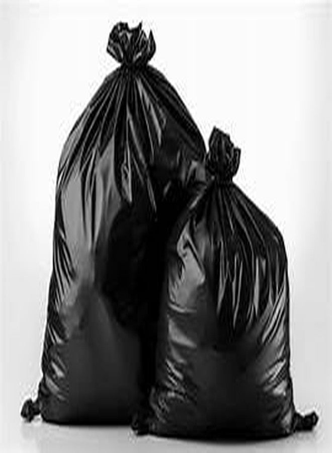 Essoti أكياس قمامة سوداء من إسوتي | جامبو | 36 × 48 بوصة | 20 قطعة | 10 قطع × عبوة من قطعتين، أسود - Image 1